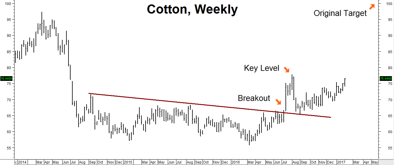 Short Covering Rally in Cotton is Opportunity to Exit March 75cent